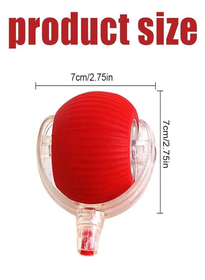 ROMILAS Cat Toys, Cat Toy, Cat Toys for Persian Cat Interactive Cat Toys Balls Automatic Moving Cat Balls for Bored Indoor Toys for Indoor Kitten Play Chase Exercise（Red） - Image 2